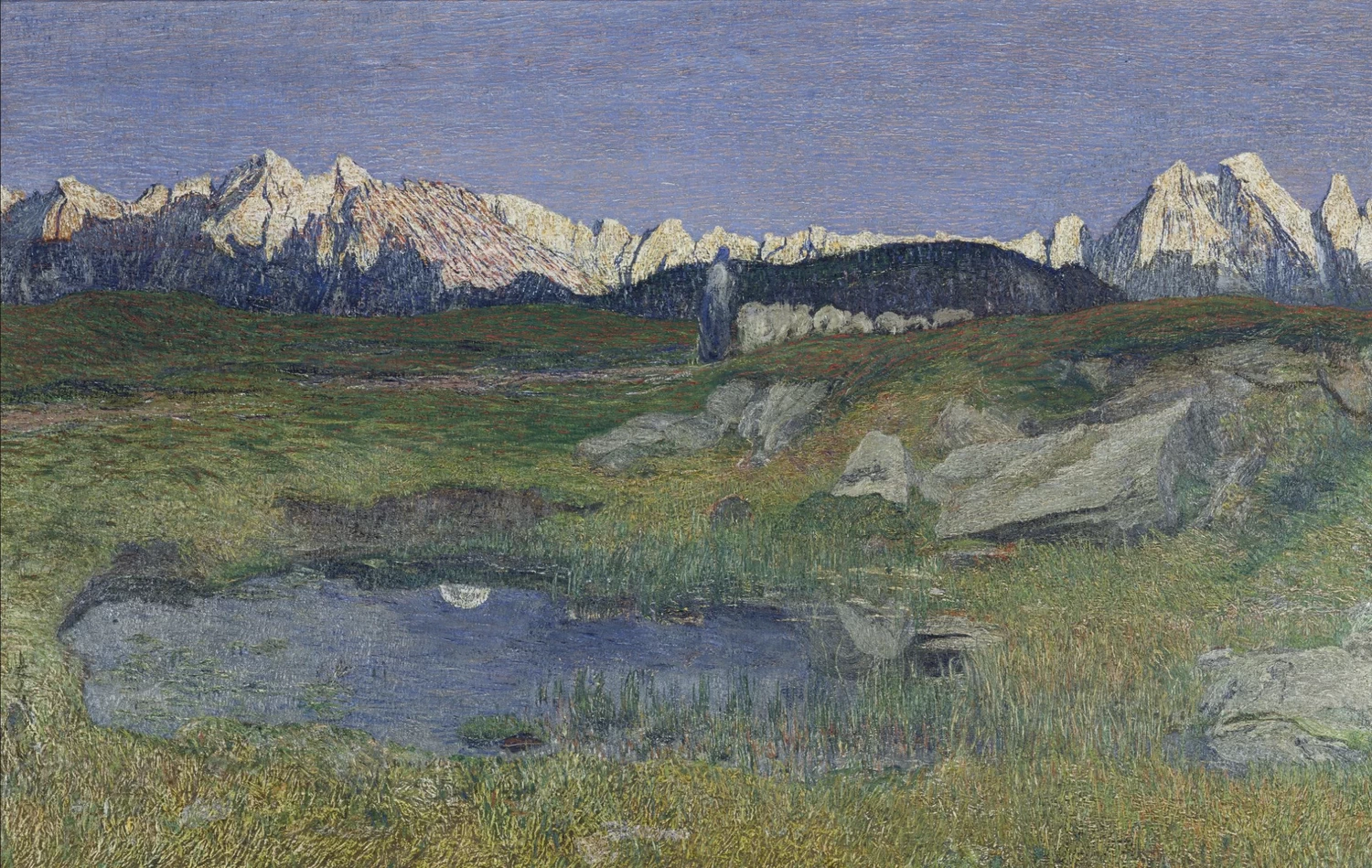 Paesaggio alpino al tramonto - Staedel Museum, Frankfurt am Main, Deutschland